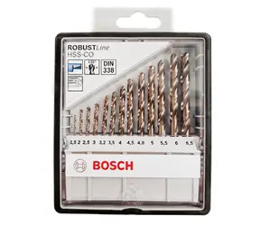 BOSCH 2607019926 / Sada vrtáků do kovu / HSS-Co / 1.5-6.5 mm / 13 ks
