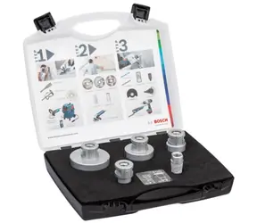 BOSCH 2608576669 / Sada diamantových děrovek / Pracovní délka 33 mm / Průměr 20 - 68 mm / 5 ks
