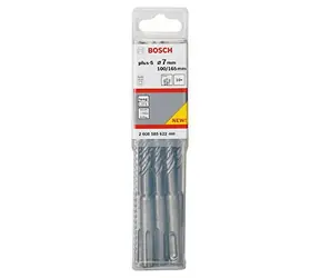 BOSCH 2608585622 / Sada příklepových vrtáků SDS-plus-5 / Rozměry 7 x 100 x 165 mm / 2 břity / 10 ks