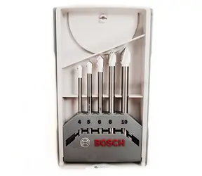 BOSCH 2608587169 / Sada vrtáků na dlaždice CYL-9 / Průměr 4-10 mm / Délka 70-90 mm / 5 ks