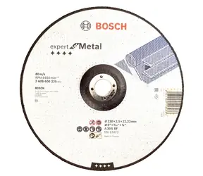 BOSCH 2608600225 / Řezací kotouč na kov / Průměr 230 x 22.23 mm / Šířka řezu 2.5 mm