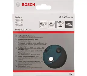 BOSCH 2608601061 / Brusný talíř / Průměr 125 mm / Tvrdý