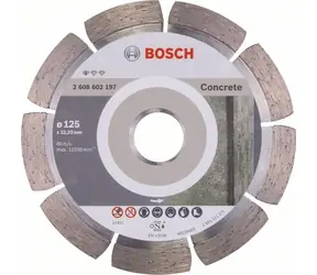 BOSCH 2608602197 / Diamantový řezací kotouč / Průměr 125 x 22.23 mm / Šířka řezu 1.6 mm