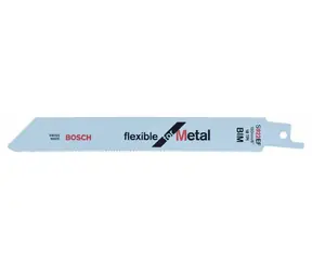 BOSCH 2608656015 / Sada pilových listů na dřevo a kov / BiM / Upínání 1|2" / Délka čepele 150 mm / Rozteč 1.4 mm / 5 ks