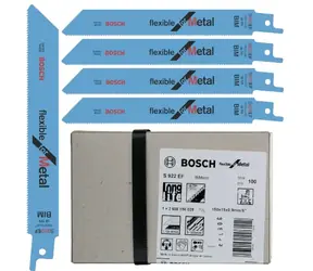 BOSCH 2608656028 / Sada pilových listů na kov / BiM / Upínání 1|2" / Délka čepele 150 mm / Rozteč 1.4 mm / 100 ks