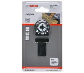 BOSCH 2608661640 / Ponorný pilový list na kov / BiM / Šířka 20 mm / Hloubka 30 mm / Rozteč zubů 1.3 mm
