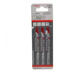 BOSCH 2608667445 / Sada pilových listů na plast / HCS / Upínání T / Délka čepele 100 mm / Rozteč 2.3 mm / 3 ks