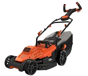 Black&Decker BEMW471ES / Sekačka na trávu / 1600W / až 600 m2 / Záběr 38 cm / Koš 45 L / Rukojeť EasySteer