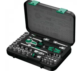 WERA 8100 SA 2 / Ráčnová sada Zyklop Speed / upínací část 1|4" / metrická