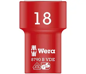 WERA 8790 B - 18 x 46 mm/ Nástavec nástrčných hlavic Zyklop VDE / izolovaný / s připojovacím rozměrem 3|8"