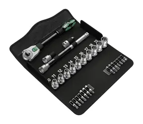 WERA 8100 SC 6 / Ráčnová sada Zyklop Speed / upínací část 1|2" / metrická / doprodej