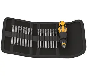 WERA Kraftform Kompakt 60 ESD / 16dílná sada s bity s ručním držákem 