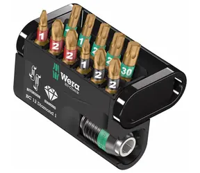 WERA Bit-Check 12 Diamond 1 / 12 dílná sada bitů 