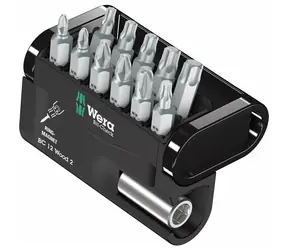 WERA Bit-Check 12 Wood 2 / 12 dílná sada bitů 