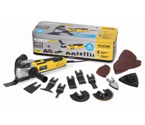 PowerPlus POWX1347MC / Multifunkční nástroj s příslušenstvím / 300W / 22.000 ot-min