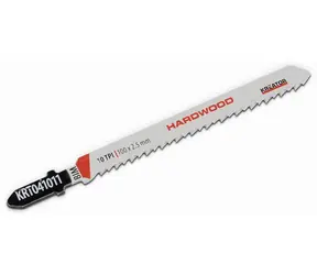 KREATOR KRT041011 / Pilový plátek na tvrdé dřevo / BIM / Upínání T / Délka čepele 100 mm / Rozteč 2.5 mm / 10 TPI / 2 ks