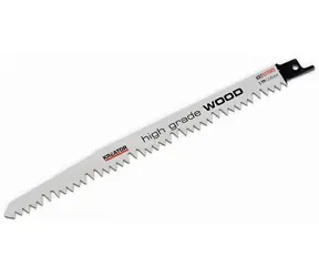 KREATOR KRT031003 / Pilový plátek pro ocasovou pilu na dřevo / Délka čepele 230 mm / 5 TPI / 2 ks