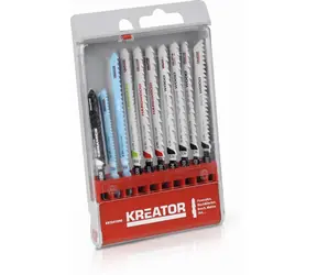 KREATOR KRT041090 / Sada Pilových plátků na Kov | Dřevo | laminát | Keramiku / 10 ks 