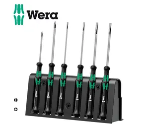 WERA 2035|6 A / Sada šroubováků k použití v elektronice + stojánek
