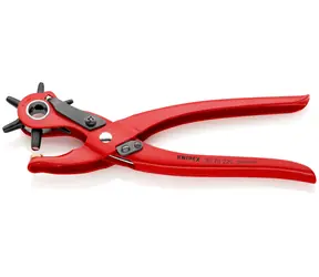 Knipex 9070220 Kleště děrovací revolverové 220mm / Průměr střižníků 2.0 - 5.0 mm 