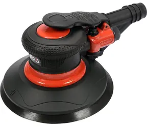 YATO YT-09740 / Pneu Excentrická bruska / Tlak 6.3 bar / Průměr 150 mm / 10.500 ot-min / Přívod vzduchu 1|4"