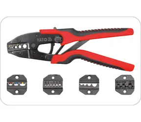 YATO Kleště konektorové s příslušenstvím / Délka 260 mm / Typ konektoru RG6 | RG58 | RG59 | RG62 | 0.5-10 mm2