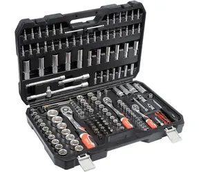 YATO YT-38931 Sada nástrčných klíčů s ráčnou 1|4" | 3|8" | 1|2" / Bity | Gola | Inbus | PH | TORX / 173 ks