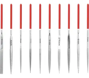 YATO Sada pilníků jehlových diamantových / Délka 140 mm / Délka povlaku 50 / Zrnitost 150 / 10 ks