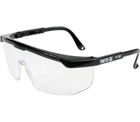 YATO Ochranné brýle čiré typ 9844 / Optická třída 1 / Typ filtru 2C / Polykarbonát / Evropský standart EN 166