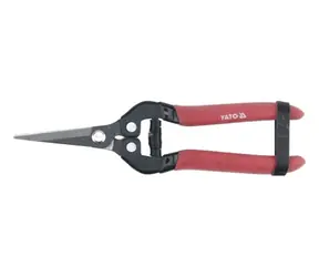 YATO Prořezávací nůžky rovné / Max. průměr 15 mm / Délka 18.5 cm / SK5