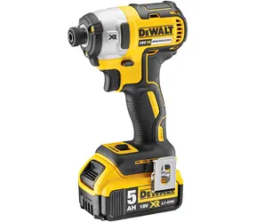 DeWalt DCF887P2 / Aku Rázový utahovák / 18V / 2x5.0Ah / 3250 ot-min / 3800 rázů-min / 205 Nm