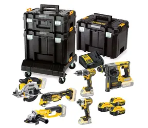 DeWalt DCK654P3T / Sada Aku nářadí s příslušenstvím / 18V / 3x5.0Ah / 6 ks