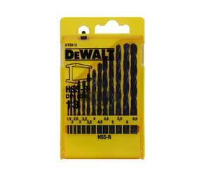 DeWalt Sada vrtáků do kovu / Průměr 1.5 - 6.5 mm / HSS-R / 13 ks