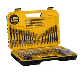 DeWalt Sada vrtáků a bitů v kufru (100 ks)