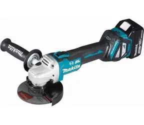 Makita DGA513RTJ / Aku Úhlová bruska / 18V / 2x5.0Ah / Průměr 125 mm / 8500 ot-min