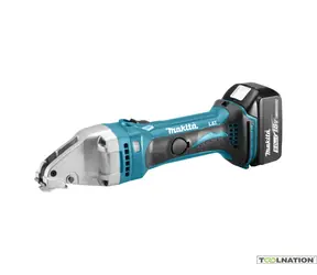 Makita DJS161RTJ / Aku Nůžky na plech / 18V / 2x5.0Ah / 4.300 z-min / Výkon až 2.5 mm