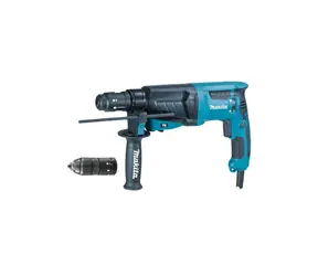 Makita HR2630T / Kombinované kladivo / 800W / 1.200 ot-min / 4.600 úderů-min / 2.4J / SDS-plus