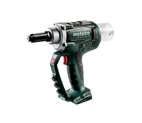 Metabo NP 18 LTX BL 5.0 / Aku Nýtovací pistole / 18V / Průměr nýtu 2.4 - 6 mm / Přídržná síla 10.000 N / bez Aku