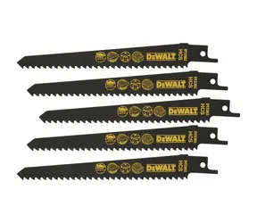DeWalt DT2362 / Pilový list na dřevo a plasty / HCS / Délka čepele 152 mm / Rozteč 4.2 mm / 5 ks