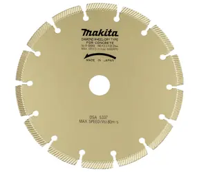 Makita B-02060 / Segmetový Diamantový kotouč pro řezání za sucha / Průměr 180x22.23mm