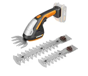 WORX WG801E / Aku nůžky na keře a trávu / 20V / 2.0Ah / Záběr 200|120 mm / Doba chodu 60 min