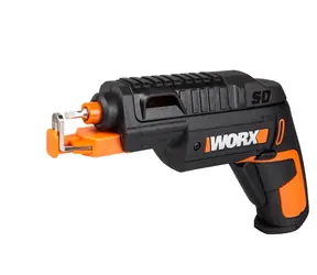WORX WX255 / Aku Šroubovák s příslušenstvím / 4V / 1.5Ah / 230 ot-min / 1|4" šestihran / 3 Nm / 1 rychlost