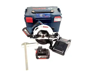 BOSCH GKS 18V-57G + 2x akumulátor a nabíječka / Aku kotoučová pila / 18V / 3400ot-min / průměr 165mm / hloubka řezu 57mm