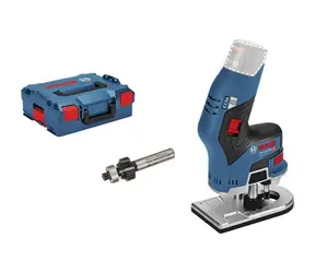 BOSCH GKF 12V-8 + box / Aku ohraňovací frézka / 12V / 13.000 ot-min / Upínání hřídele 6-8mm / bez Aku
