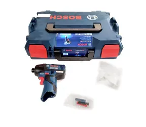 BOSCH GDR 12V-110 / Aku Rázový utahovák / 12V / šestihran 1|4" / 2500 ot-min / 3100 rázů-min / 110Nm / L-Boxx / bez Aku