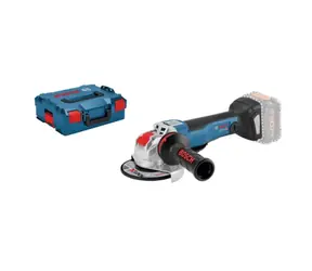 BOSCH GWX 18V-10 PC Professional + L-BOXX 136 / Aku úhlová bruska / X-LOCK / 125 mm / 9.000 ot. za min. / bez baterie