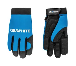 Graphite 97G100 / Pracovní rukavice z syntetické kůže 10" / elastická tkanina 