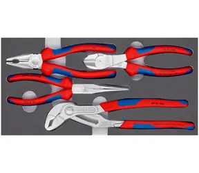 Knipex „Basic Chrom“ 002001V17 Sada kleští 
