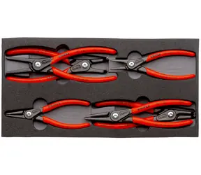 Knipex 002001V02 Sada kleští na pojistné kroužky / 6 ks