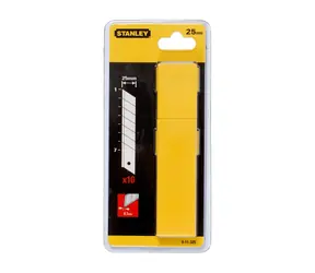 Stanley 0-11-325 Čepel ulamovací 25 mm (10 ks) / síla čepele 1 mm / 6 segmentů